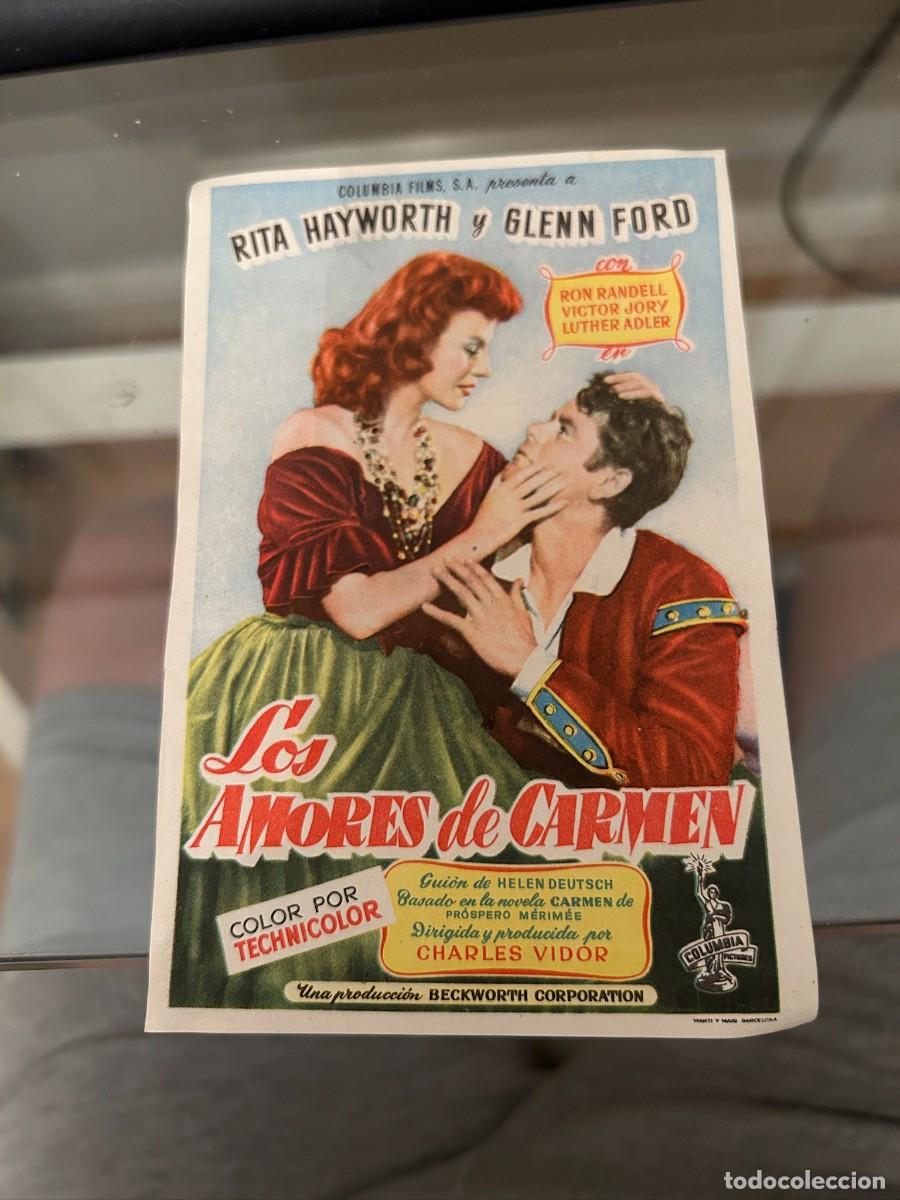 Cine: &ordm;86 los amores de carmen con sello de barcelona como se ve