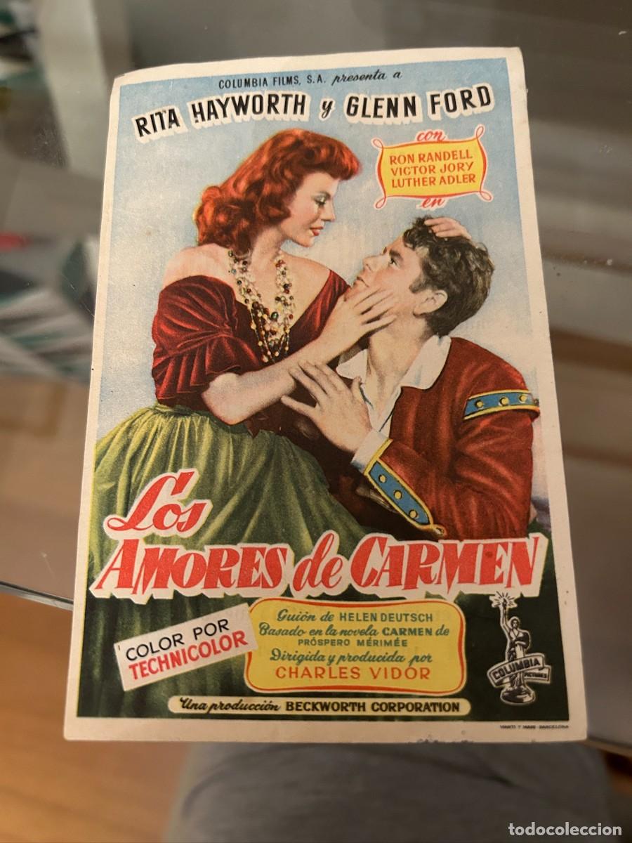 Cine: &ordm;87 los amores de carmen teatro bartrina reus con publicidad buen estado