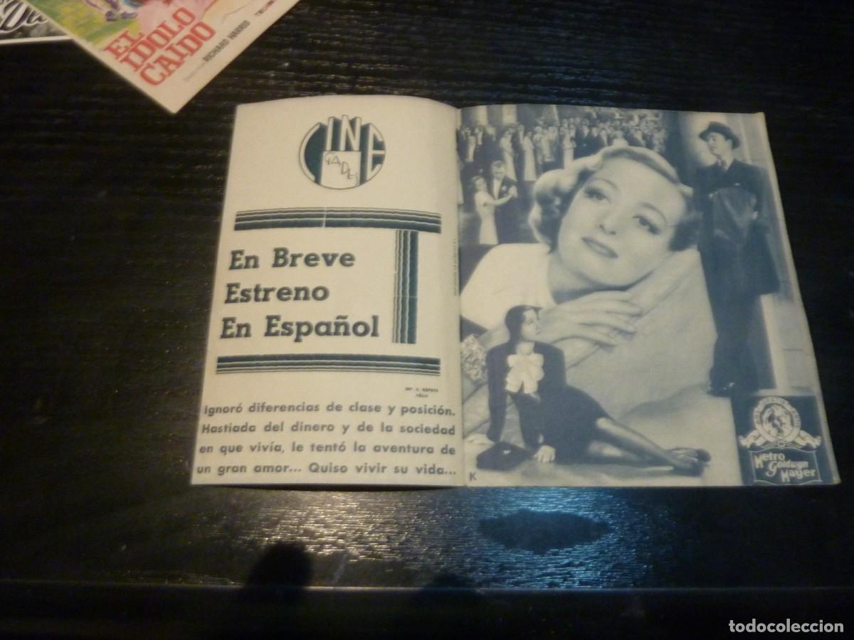 Cine: Folleto de cine &iexcl;YO VIVO MI VIDA! con publicidad