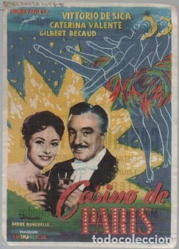 Cine: PROGRAMA DE CINE: CASINO DE PARIS PC-11763