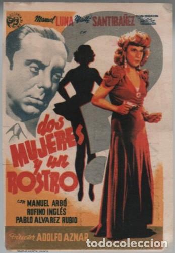 Cine: PROGRAMA DE CINE: DOS MUJERES Y UN ROSTRO PC-11769