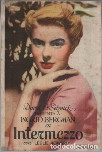 Cine: PROGRAMA DE CINE: INTERMEZZO PC-11773