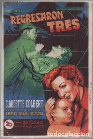 Cine: PROGRAMA DE CINE: REGRESARON TRES PC-11774 - Foto 1