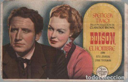 Cine: PROGRAMA DE CINE: EDISON EL HOMBRE PC-11776