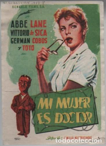 Cine: PROGRAMA DE CINE: MI MUJER ES DOCTOR PC-11777