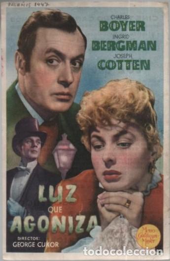 Cine: PROGRAMA DE CINE: LUZ QUE AGONIZA PC-11778