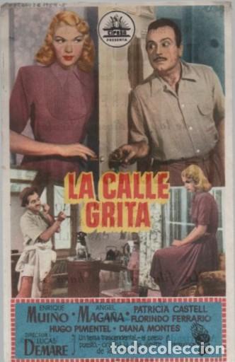 Cine: PROGRAMA DE CINE: LA CALLE GRITA PC-11779