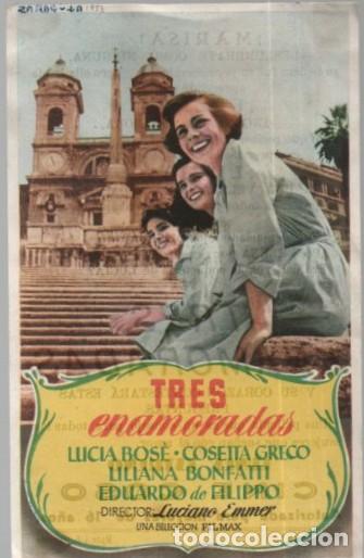 Cine: PROGRAMA DE CINE: TRES ENAMORADAS PC-11780