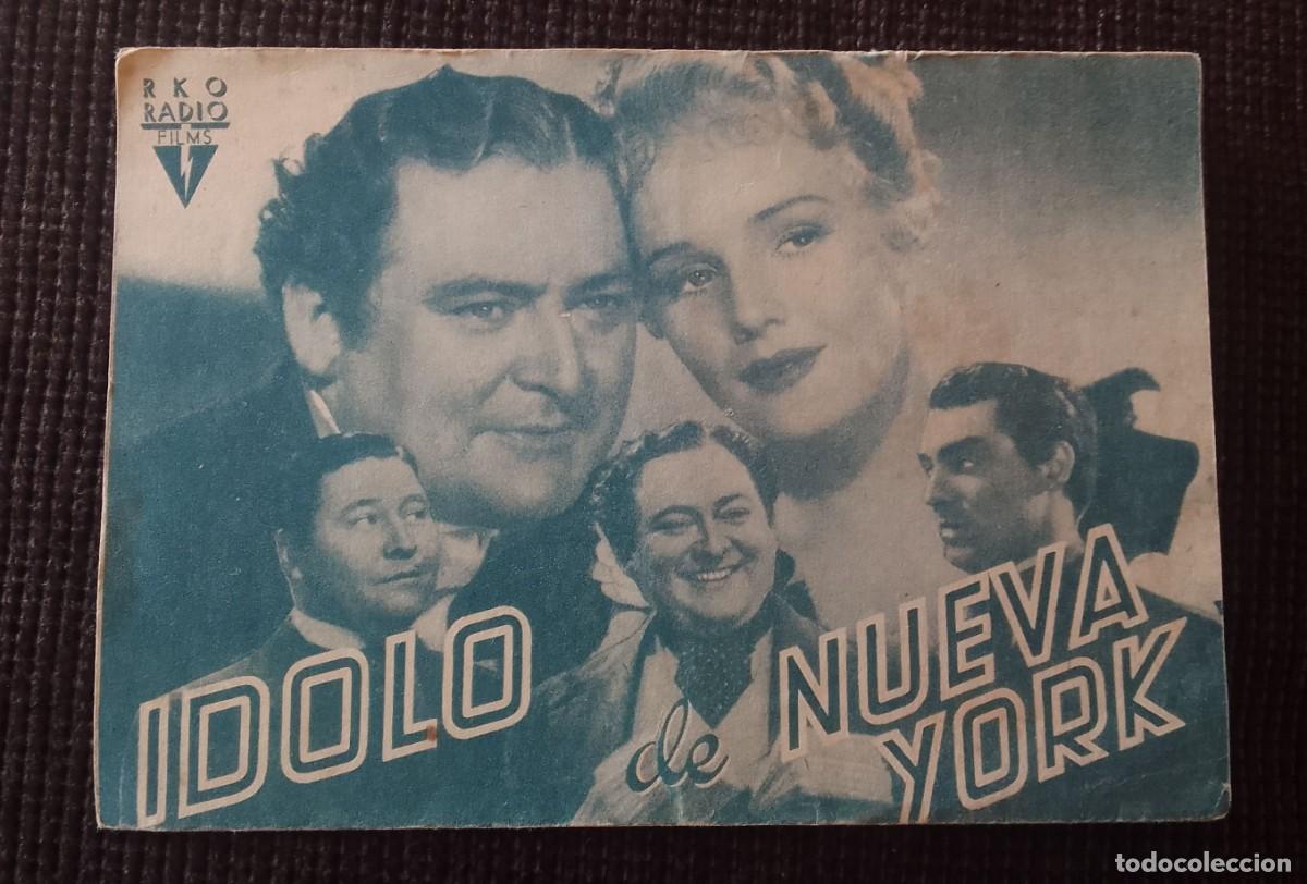 Cine: PROGRAMA DE CINE. IDOLO DE NUEVA YORK. CARY GRANT. RKO RADIO. DOBLE. DE MANO.