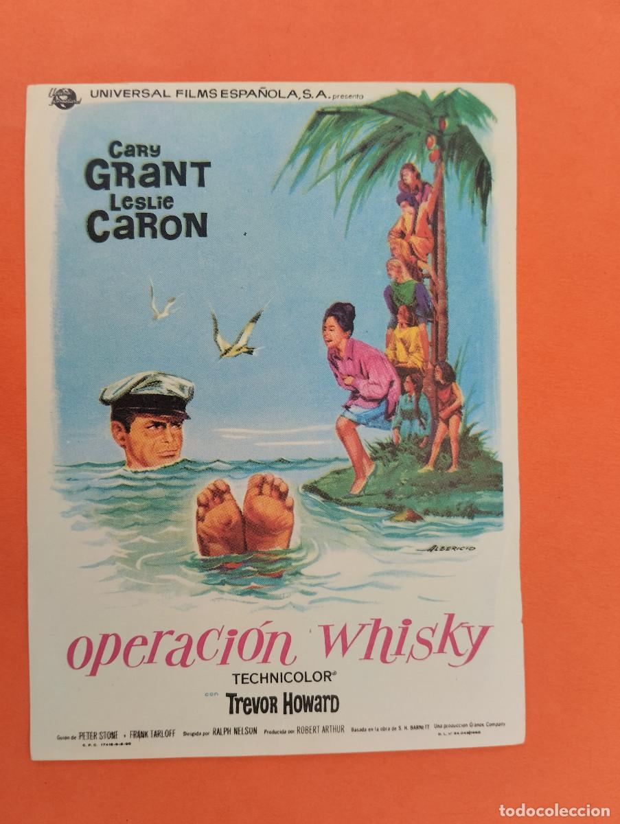 Cine: PROGRAMA CINE. OPERACION WHISKY. REVERSO EN BLANCO.