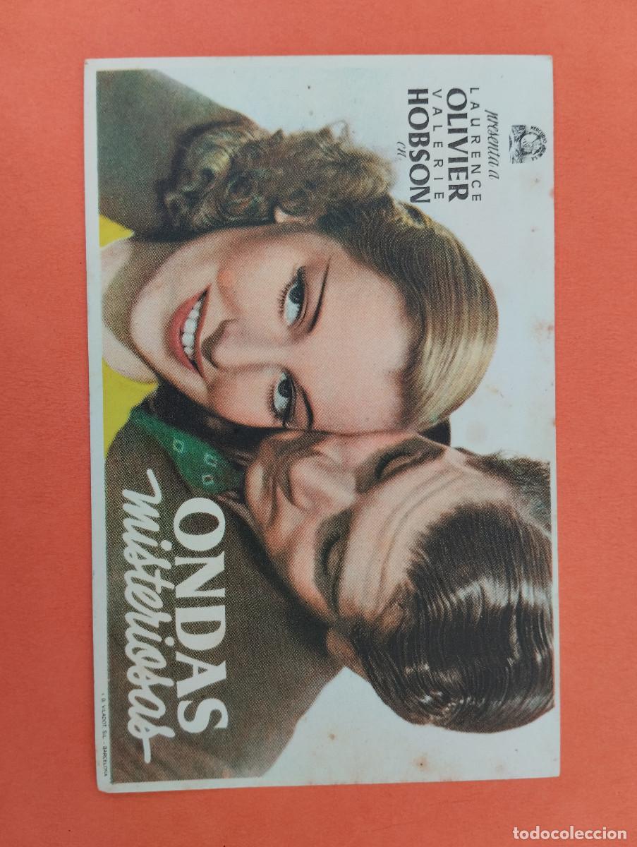 Cine: PROGRAMA CINE. ONDAS MISTERIOSAS. REVERSO EN BLANCO.