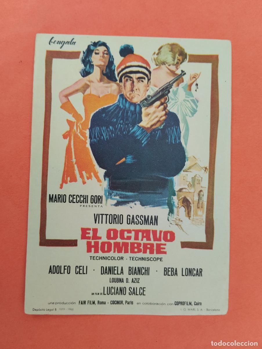 Cine: PROGRAMA CINE. EL OCTAVO HOMBRE. REVERSO EN BLANCO.