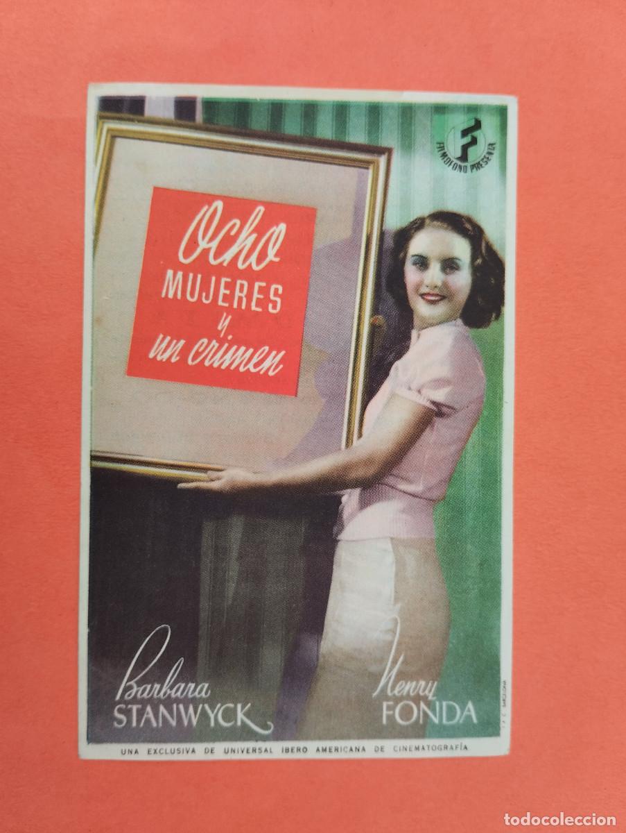 Cine: PROGRAMA CINE. OCHO MUJERES Y UN CRIMEN. TEATRO APOLO VALLS.