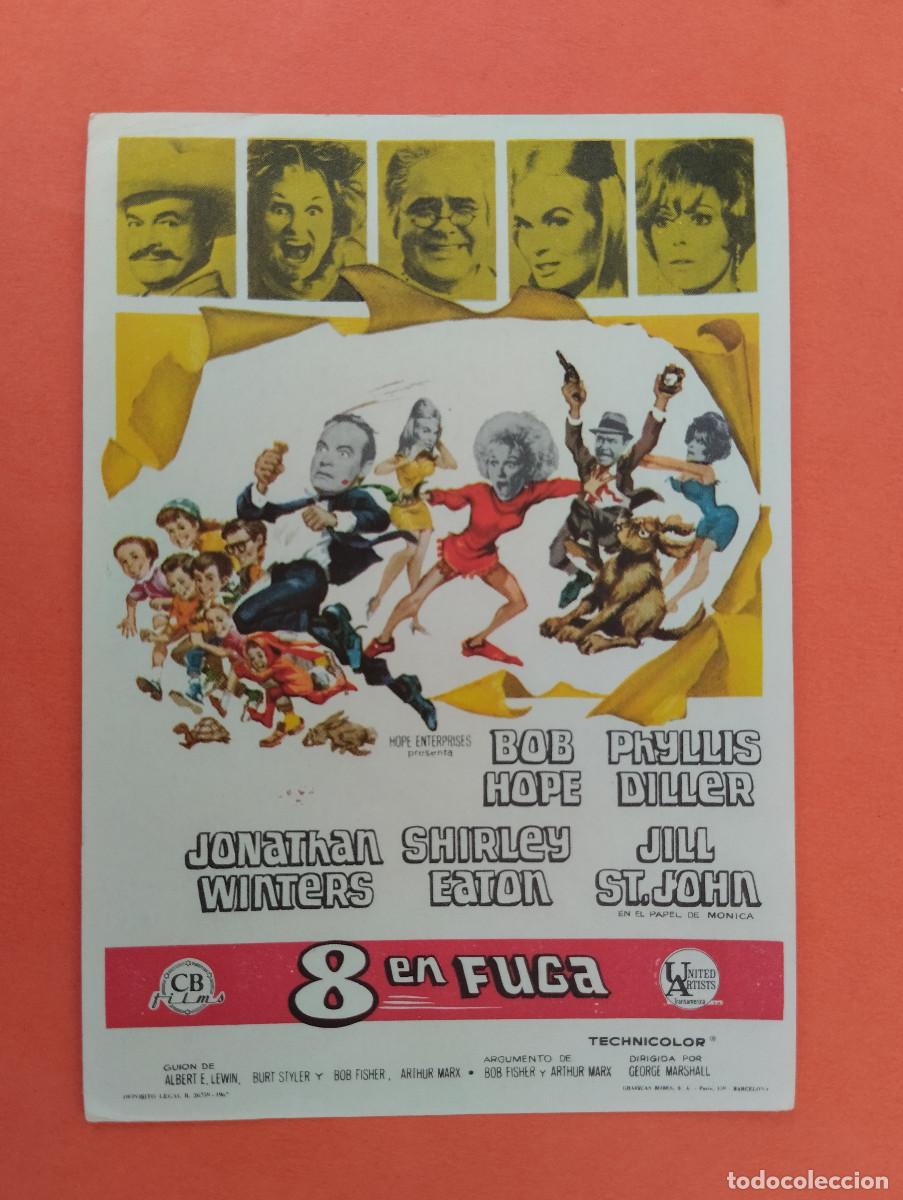 Cine: PROGRAMA CINE. 8 EN FUGA. REVERSO EN BLANCO.
