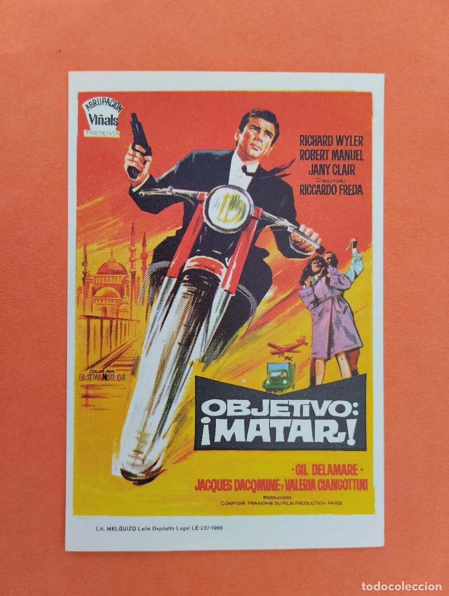 Cine: PROGRAMA CINE. OBJETIVO MATAR. REVERSO EN BLANCO. - Foto 1