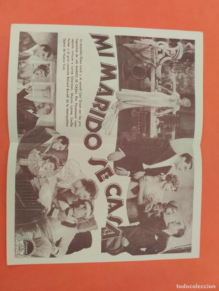 Cine: PROGRAMA CINE. MI MARIDO SE CASA. - Foto 2