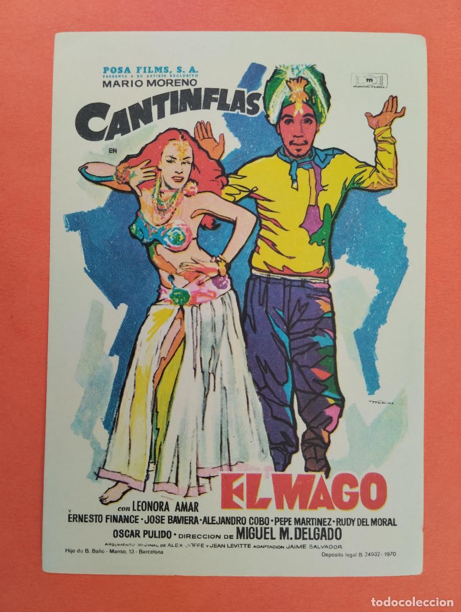 Cine: PROGRAMA CINE. CANTINFLAS EL MAGO. REVERSO EN BLANCO.