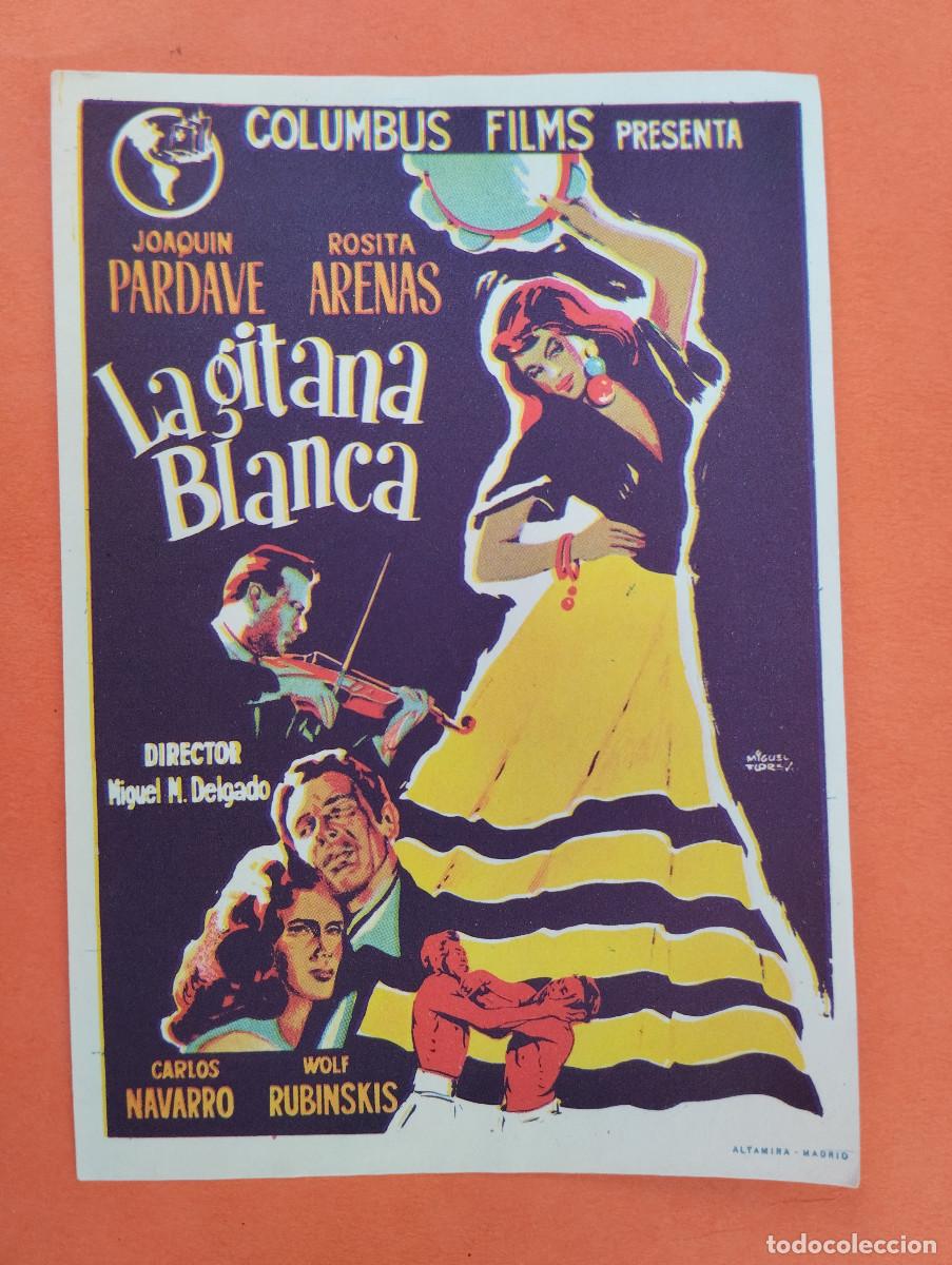 Cine: PROGRAMA CINE. LA GITANA BLANCA. REVERSO EN BLANCO.