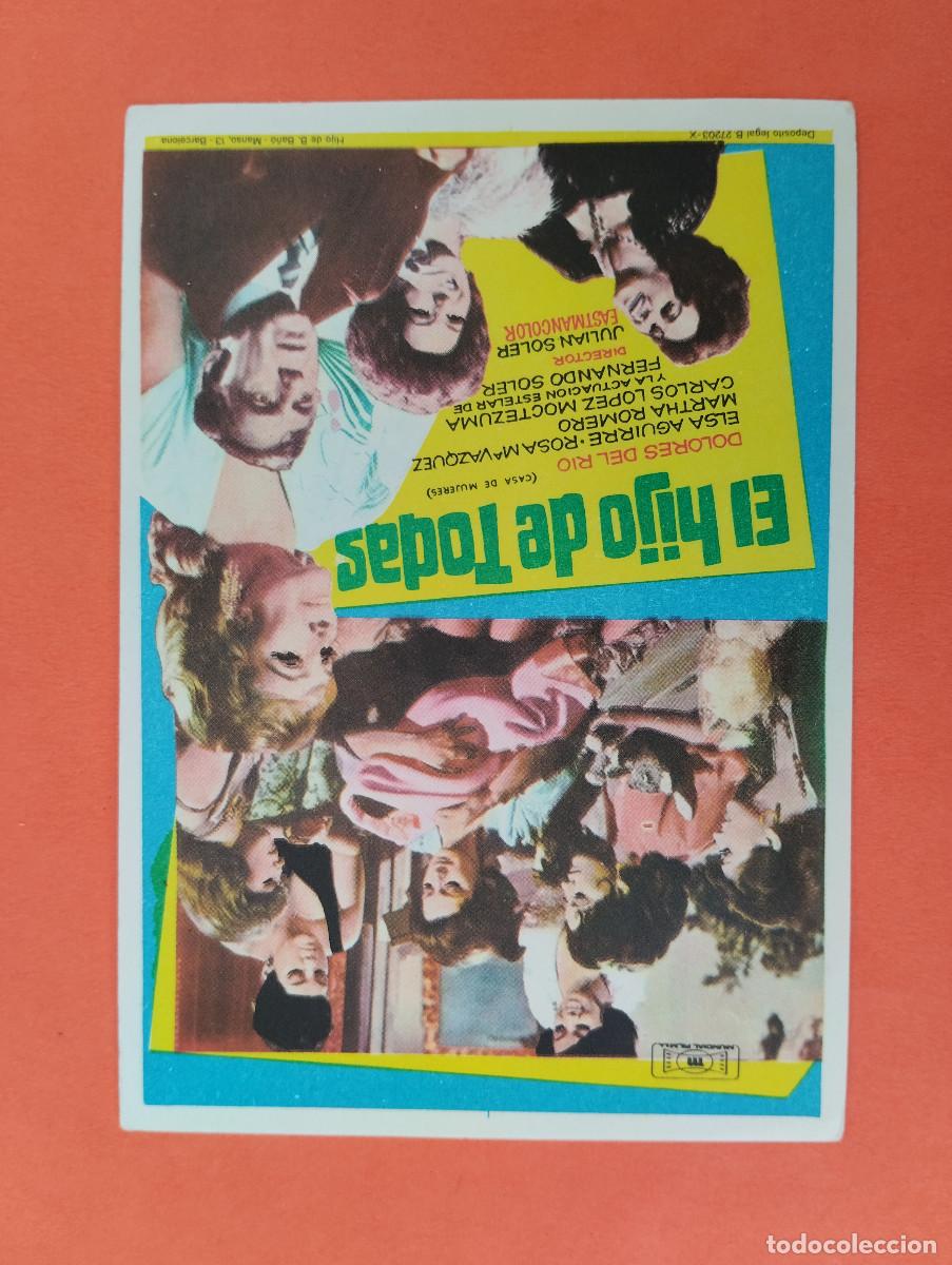 Cine: PROGRAMA CINE. EL HIJO DE TODAS. REVERSO EN BLANCO.