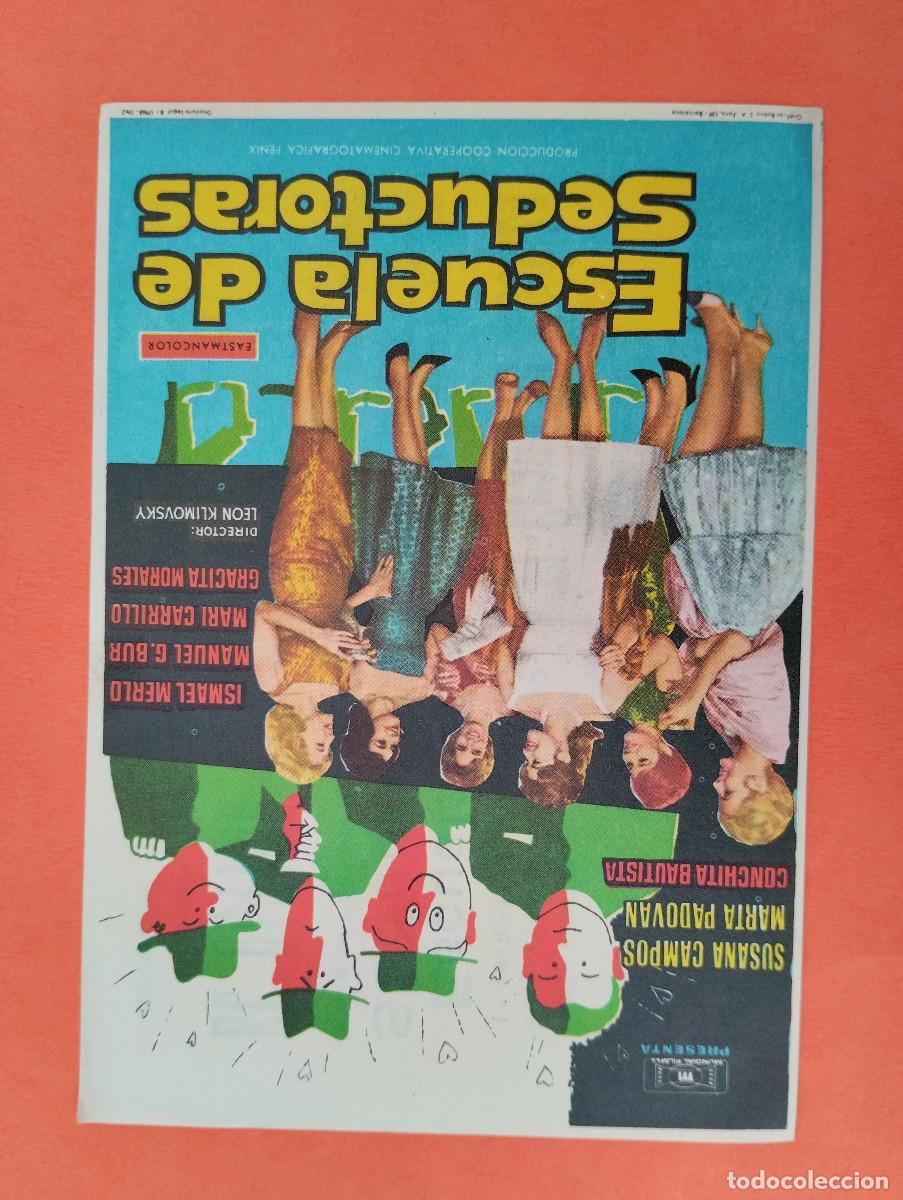 Cine: PROGRAMA CINE. ESCUELA DE SEDUCTORAS. CINE MARIN. TERUEL..