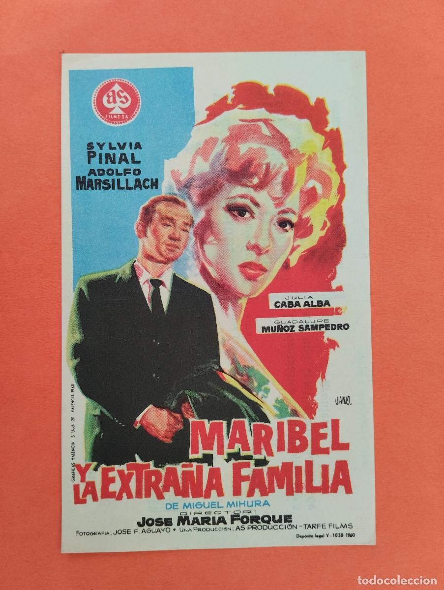 Cine: PROGRAMA CINE. MARIBEL Y LA EXTRA&Ntilde;A FAMILIA. CINE MARIN. TERUEL..
