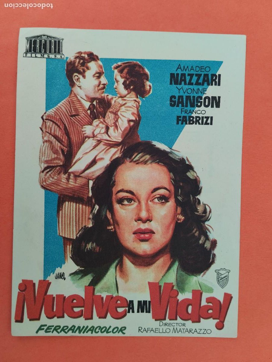 Cine: PROGRAMA CINE. VUELVE A MI VIDA FAMILIA. CINE MARIN. TERUEL..