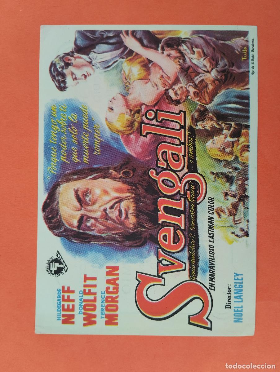 Cine: PROGRAMA CINE. SVENGALI. CINE PALAFOX ZARAGOZA.. - Foto 2