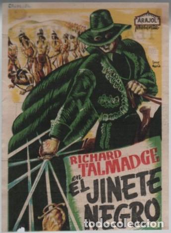Cine: PROGRAMA DE CINE: EL JINETE NEGRO PC-11817