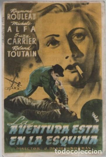 Cine: PROGRAMA DE CINE: LA AVENTURA ESTA EN LA ESQUINA PC-11818
