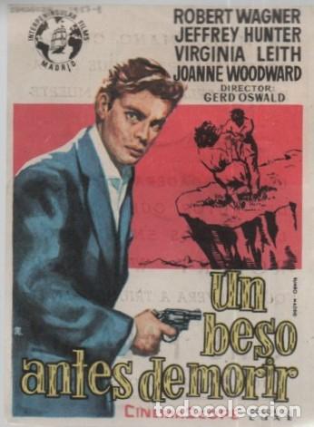 Cine: PROGRAMA DE CINE: UN BESO ANTES DE MORIR PC-11826
