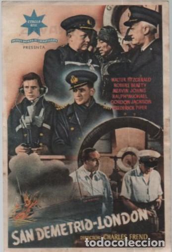 Cine: PROGRAMA DE CINE: SAN DEMETRIO LONDON PC-11828