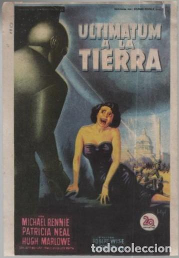 Cine: PROGRAMA DE CINE: ULTIMATUM A LA TIERRA PC-11830