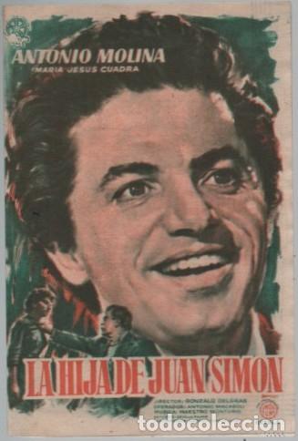 Cine: PROGRAMA DOBLE DE CINE: LA HIJA DE JUAN SIMON PC-11833