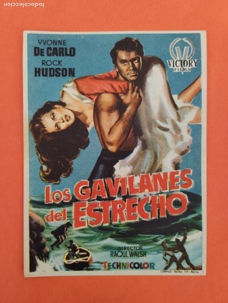 Cine: PROGRAMA CINE. LOS GAVILANES DEL ESTRECHO. CINE MARIN. TERUEL..