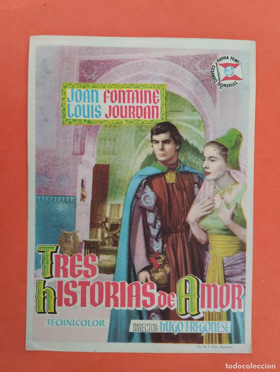 Cine: PROGRAMA CINE. TRES HISTORIAS DE AMOR. CINE MARIN. TERUEL..