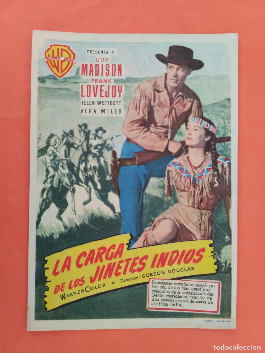 Cine: PROGRAMA CINE. LA CARGA DE LOS JINETES INDIOS. CINE MARIN. TERUEL..