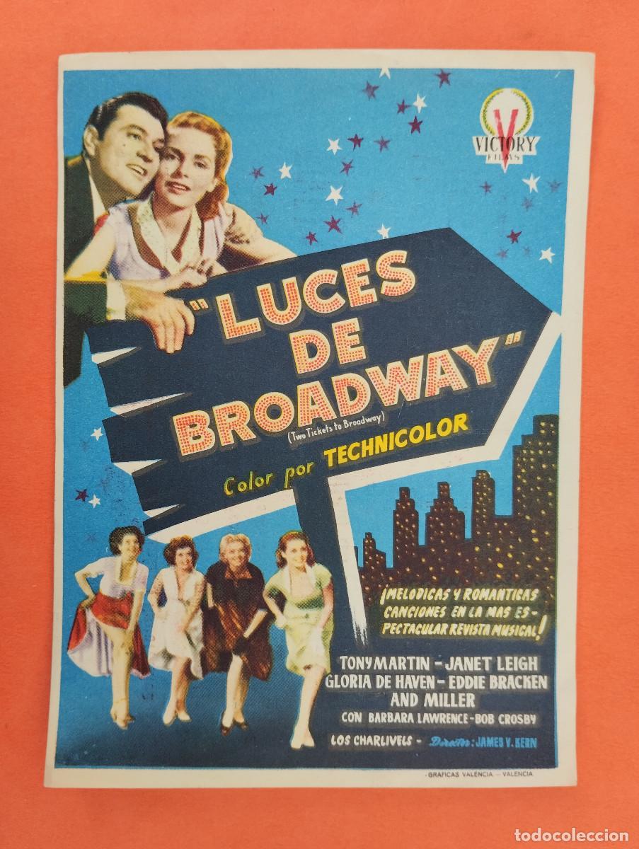 Cine: PROGRAMA CINE. LUCES DE BROADWAY. CINE MARIN. TERUEL..