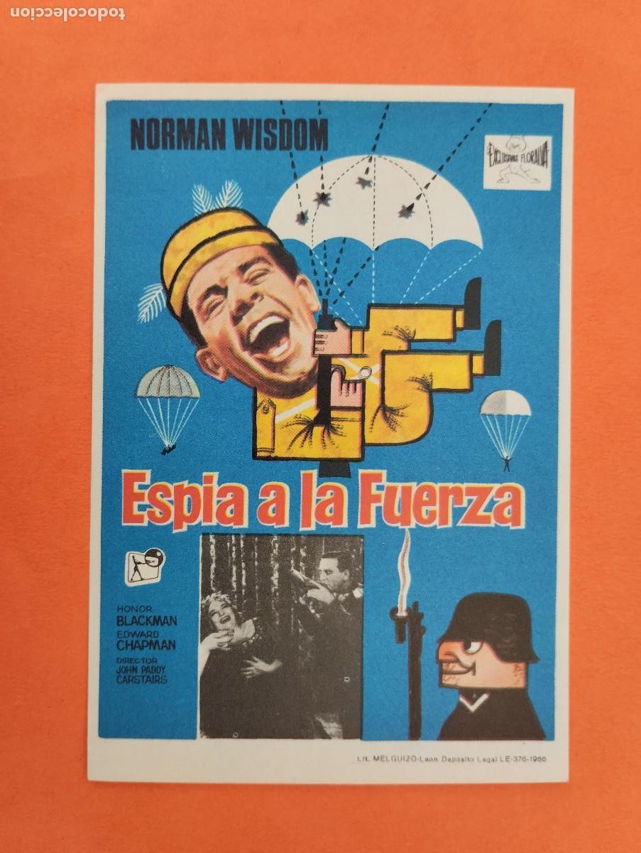 Cine: PROGRAMA CINE. ESPIA A LA FUERZA. REVERSO EN BLANCO. - Foto 1