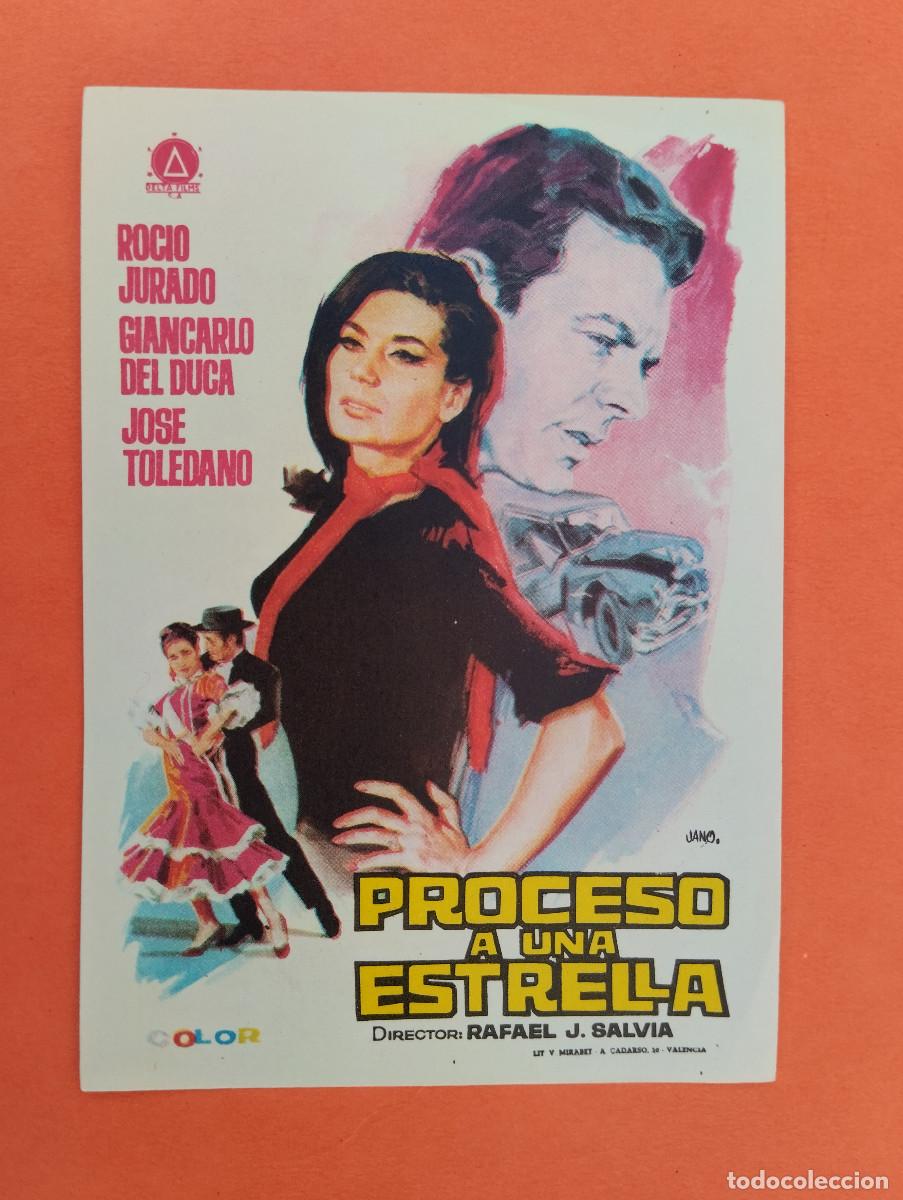 Cine: PROGRAMA CINE. PROCESO A UNA ESTRELLA. REVERSO EN BLANCO. - Foto 1