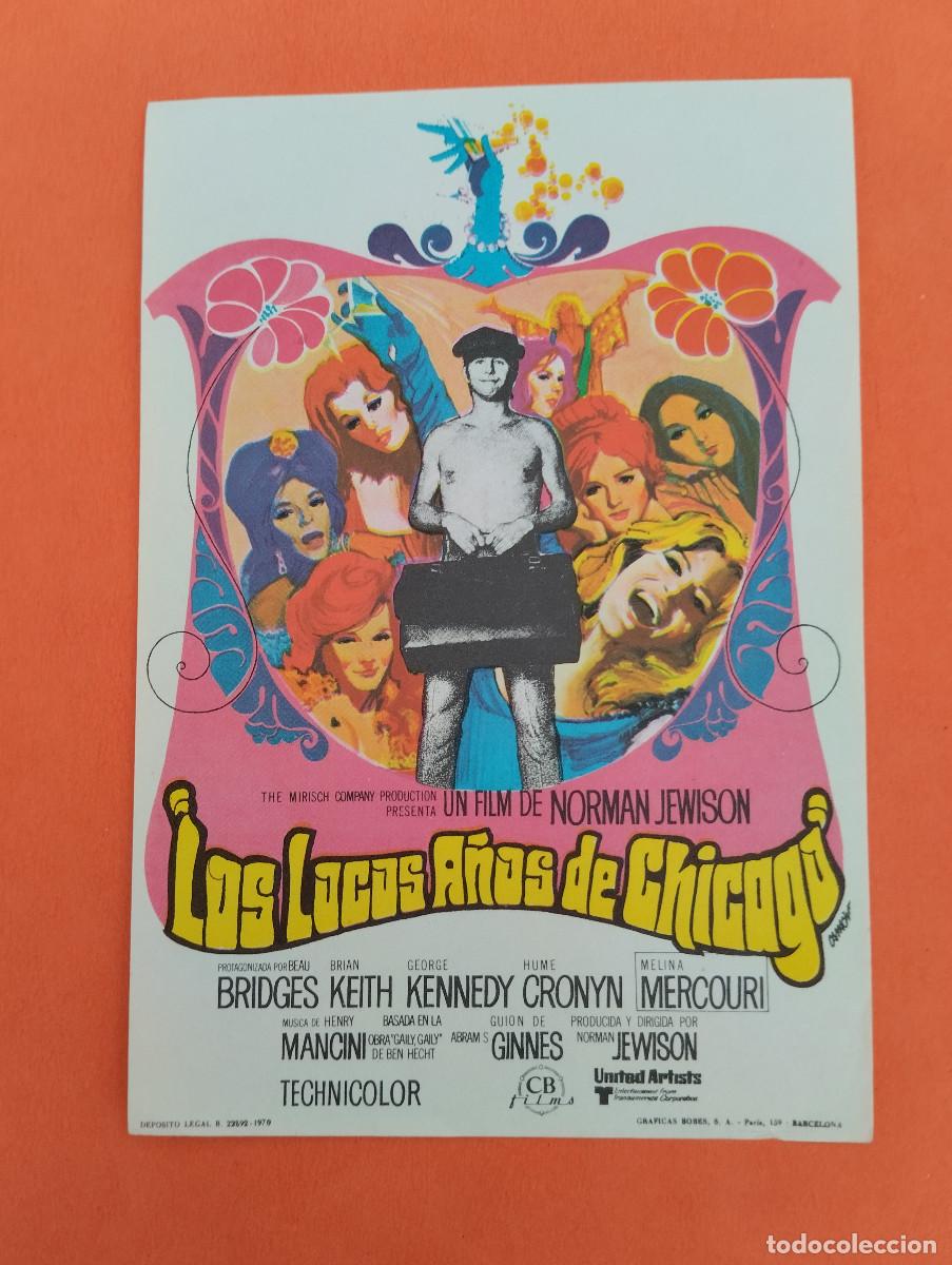 Cine: PROGRAMA CINE. LOS LOCOS A&Ntilde;OS DE CHICAGO. REVERSO EN BLANCO.