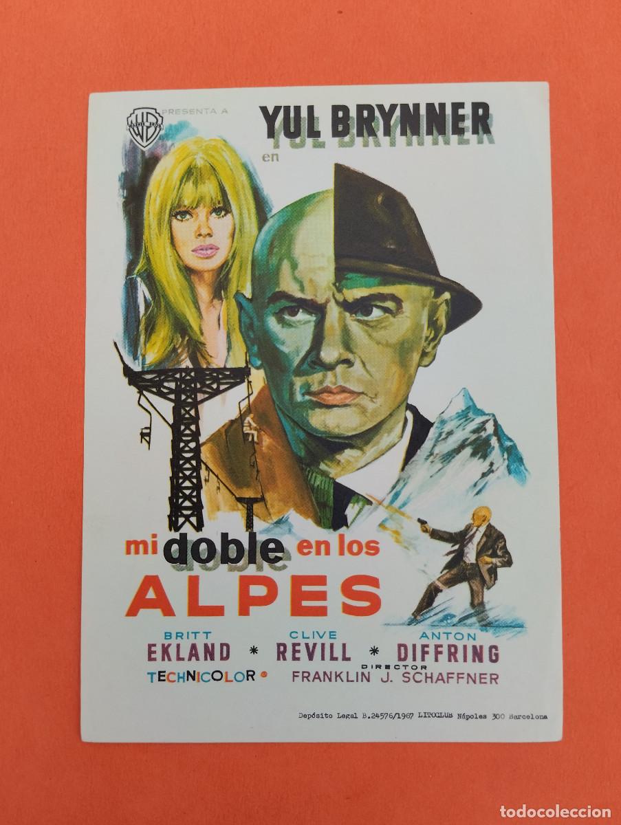 Cine: PROGRAMA CINE. MI DOBLE EN LOS ALPES. REVERSO EN BLANCO.