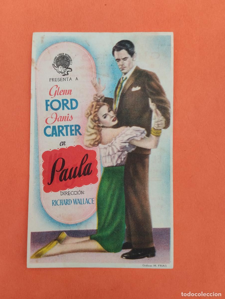 Cine: PROGRAMA CINE. PAULA. CINE ROYAL.TIP. SABADELL