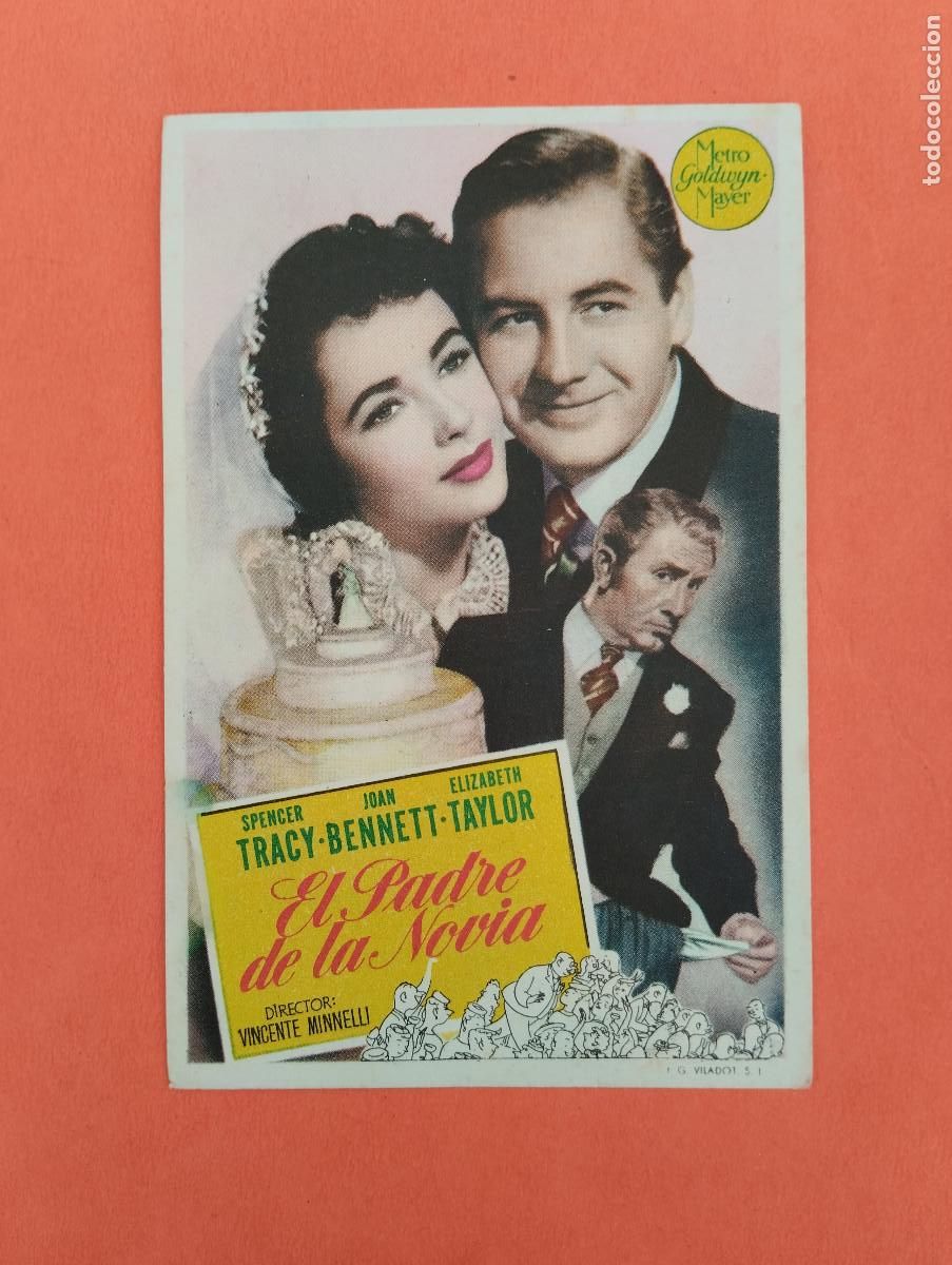 Flyers Publicitaires de Films Anciens: PROGRAMA CINE. EL PADRE DE LA NOVIA. CINE AVENIDA. ALCOY.