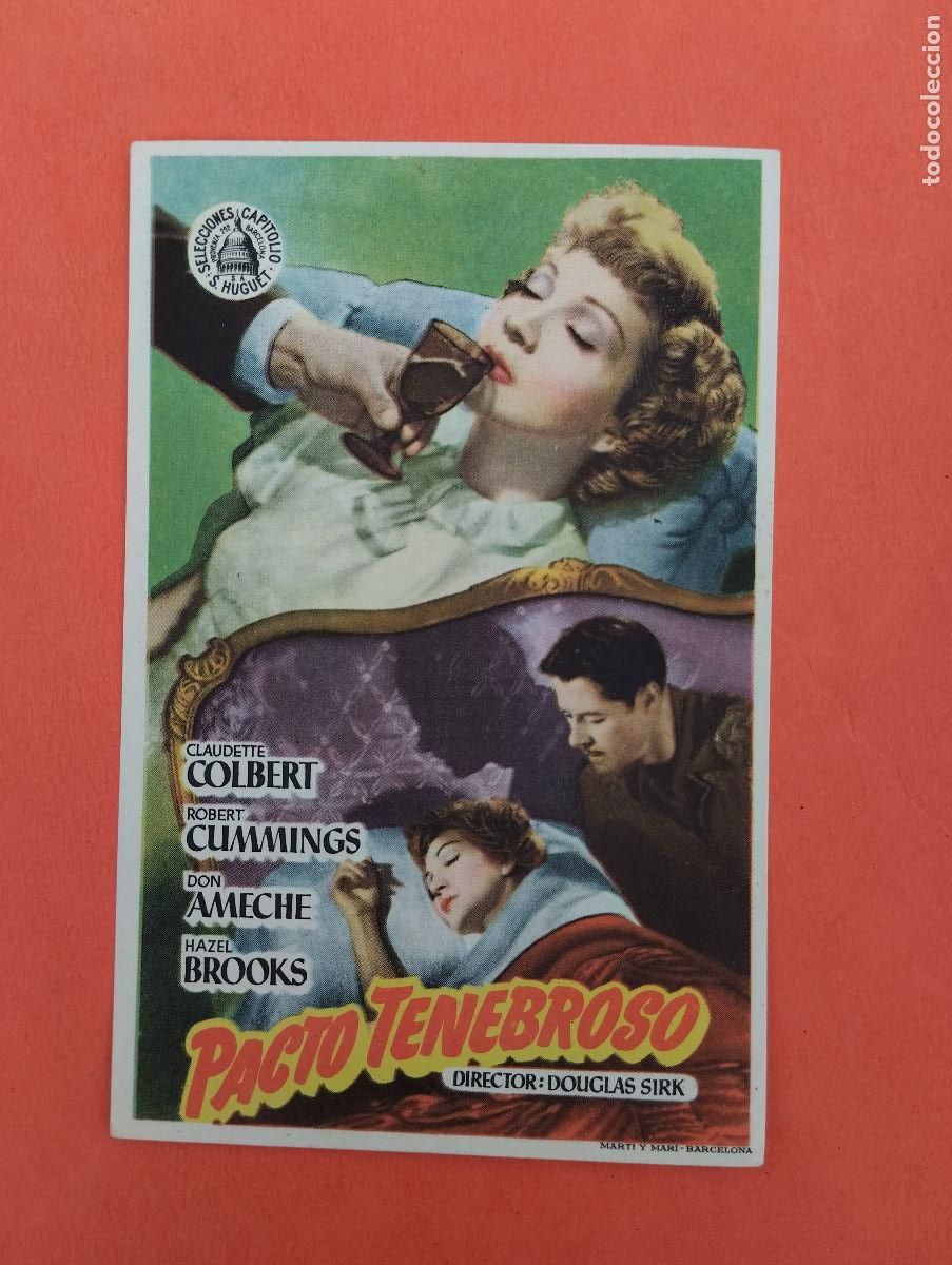 Cine: PROGRAMA CINE. PACTO TENEBROSO. REVERSO EN BLANCO. - Foto 1