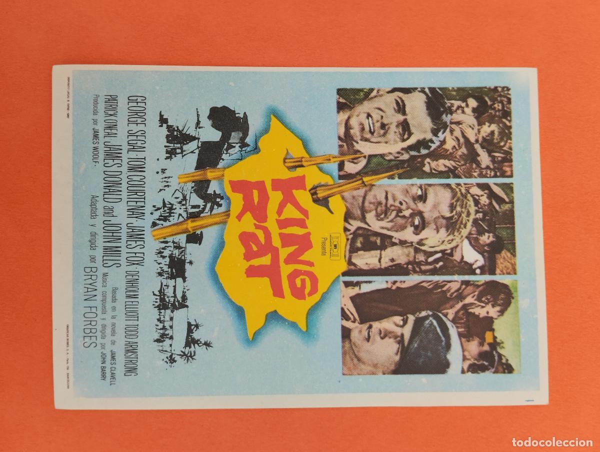 Cine: PROGRAMA CINE. KING RAT. REVERSO EN BLANCO.