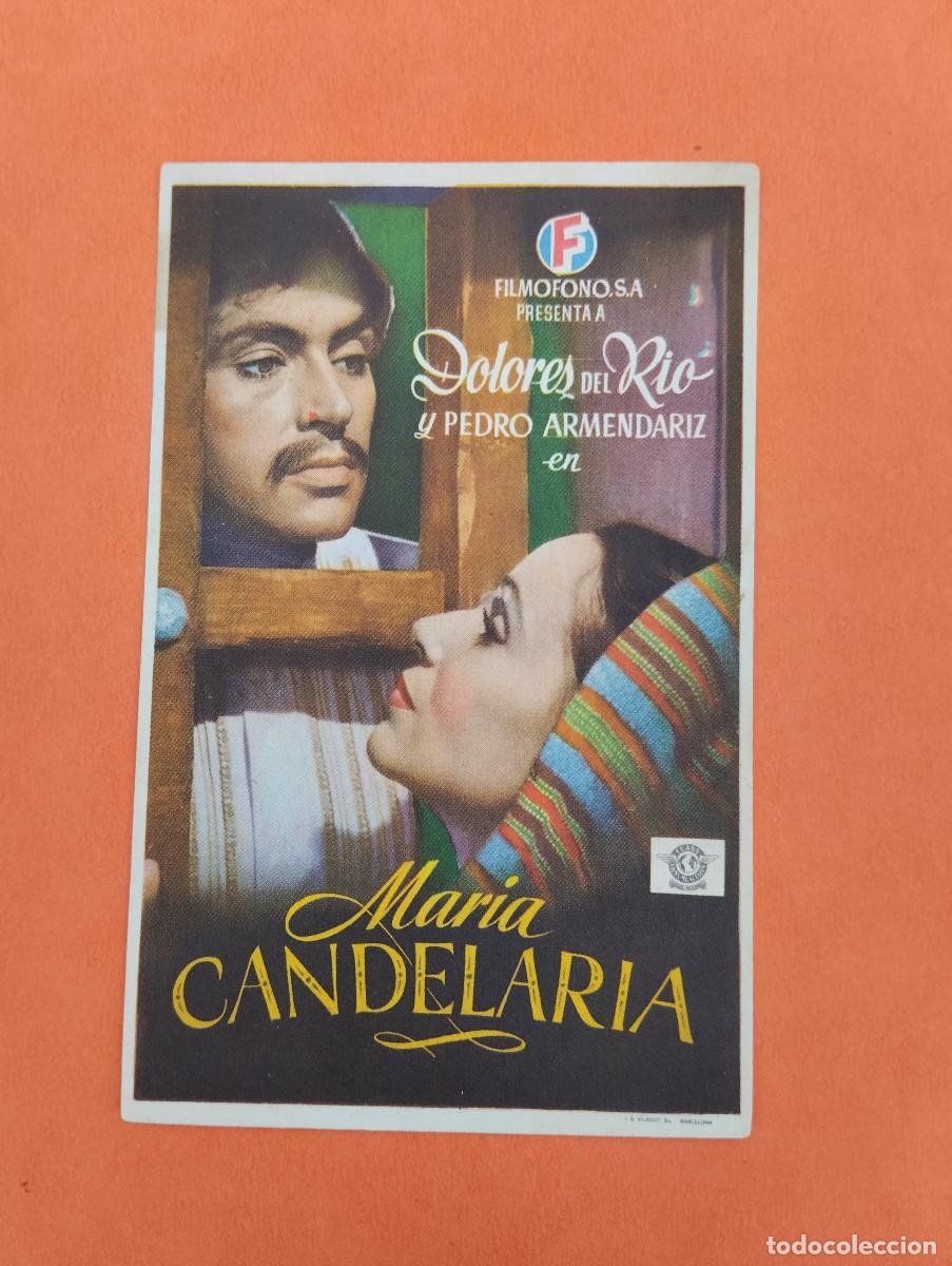 Cine: PROGRAMA CINE. MARIA CANDELARIA. REVERSO EN BLANCO.