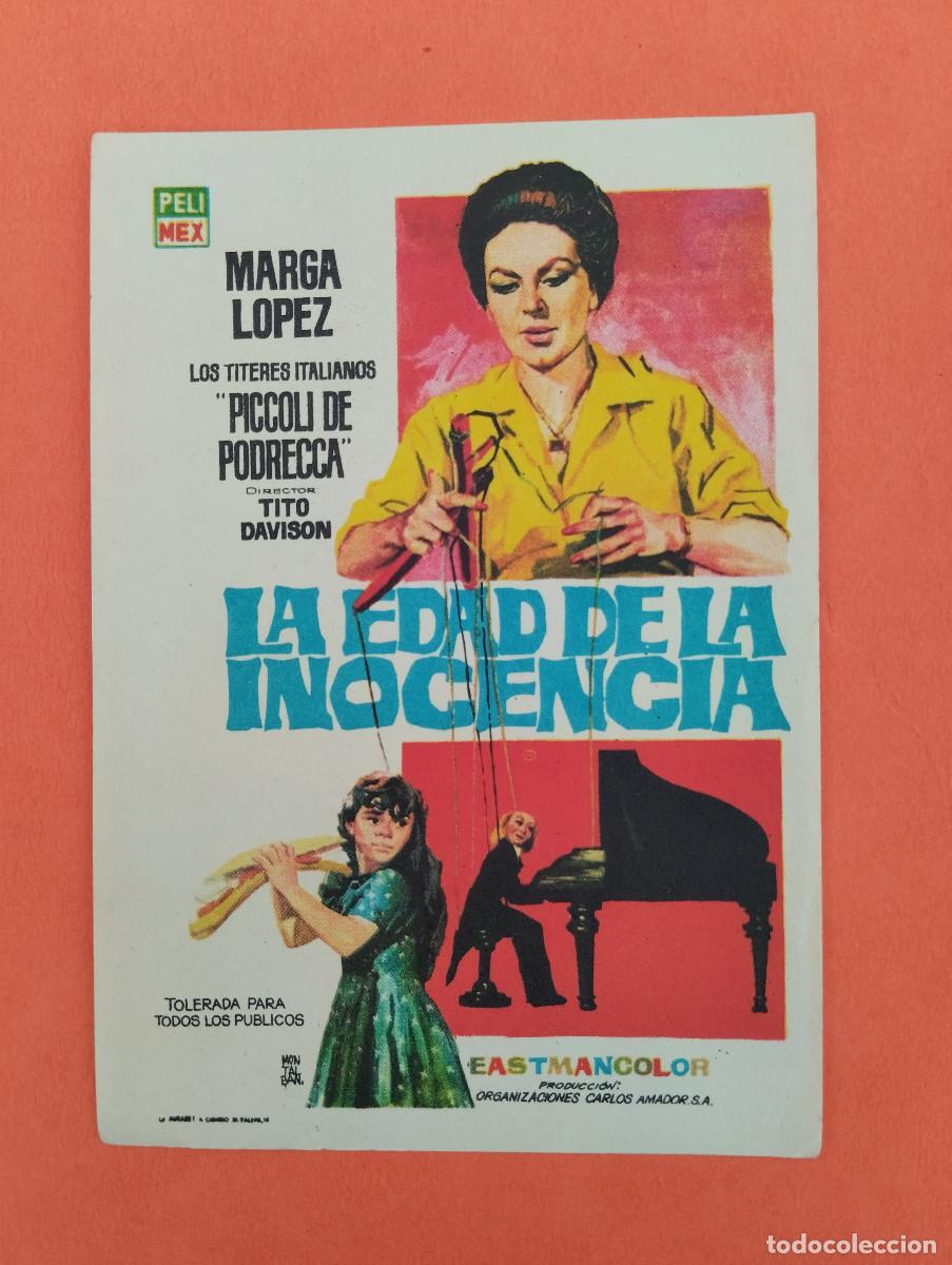 Cine: PROGRAMA CINE. LA EDAD DE LAS INOCENCIA. REVERSO EN BLANCO.