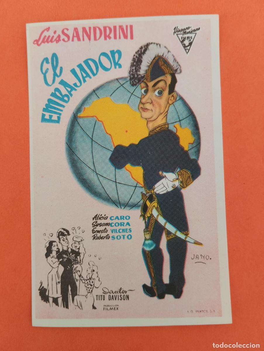 Cine: PROGRAMA CINE. EL EMBAJADOR. REVERSO EN BLANCO.