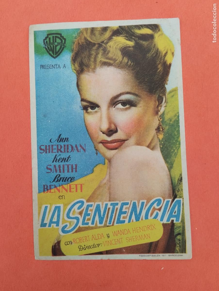Cine: PROGRAMA CINE. LA SENTENCIA. REVERSO EN BLANCO.