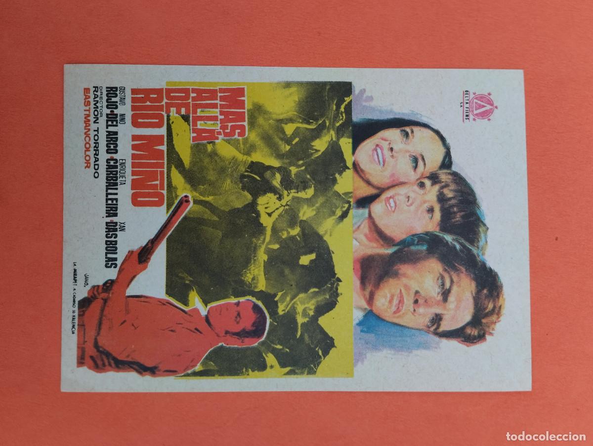 Cine: PROGRAMA CINE. MAS ALLA DEL RIO MI&Ntilde;O. REVERSO EN BLANCO.